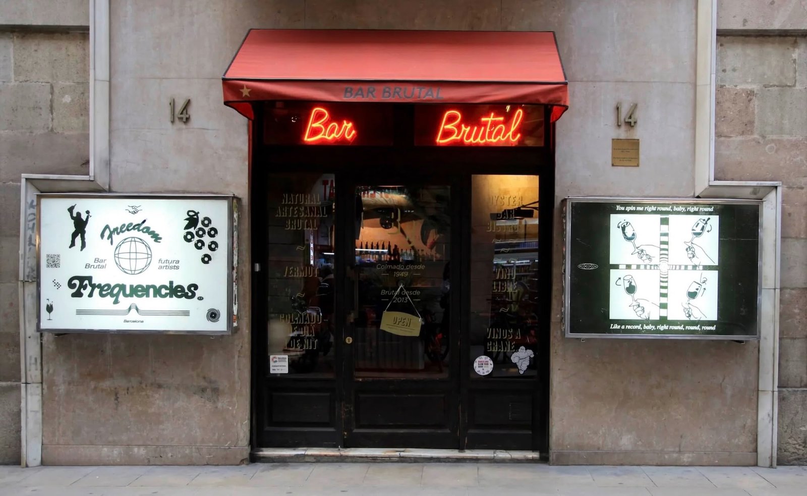 Bar Brutal en Ciutat Vella, Barcelona